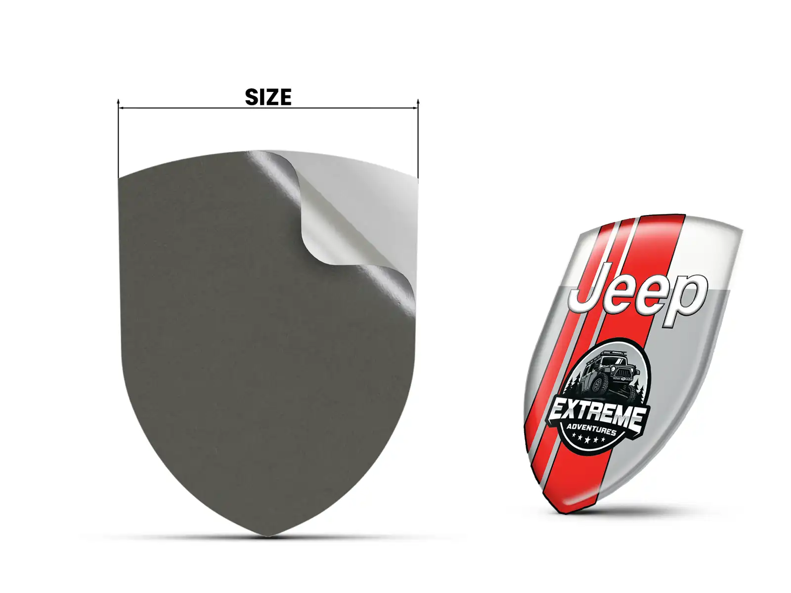 Jeep Étiquettes Affaires Limitées Design Minimaliste